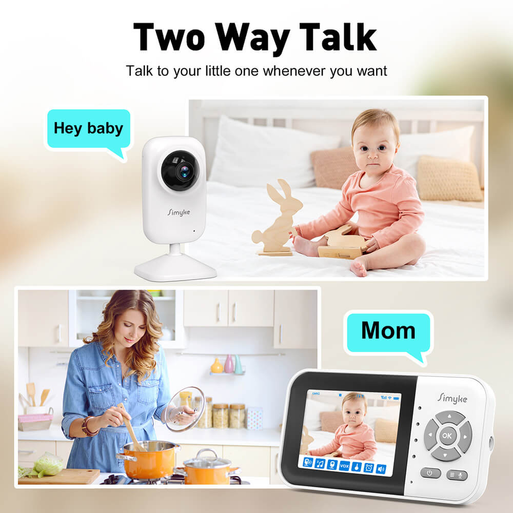 Simyke Video Baby Monitor BME28-1 – Simyke Baby