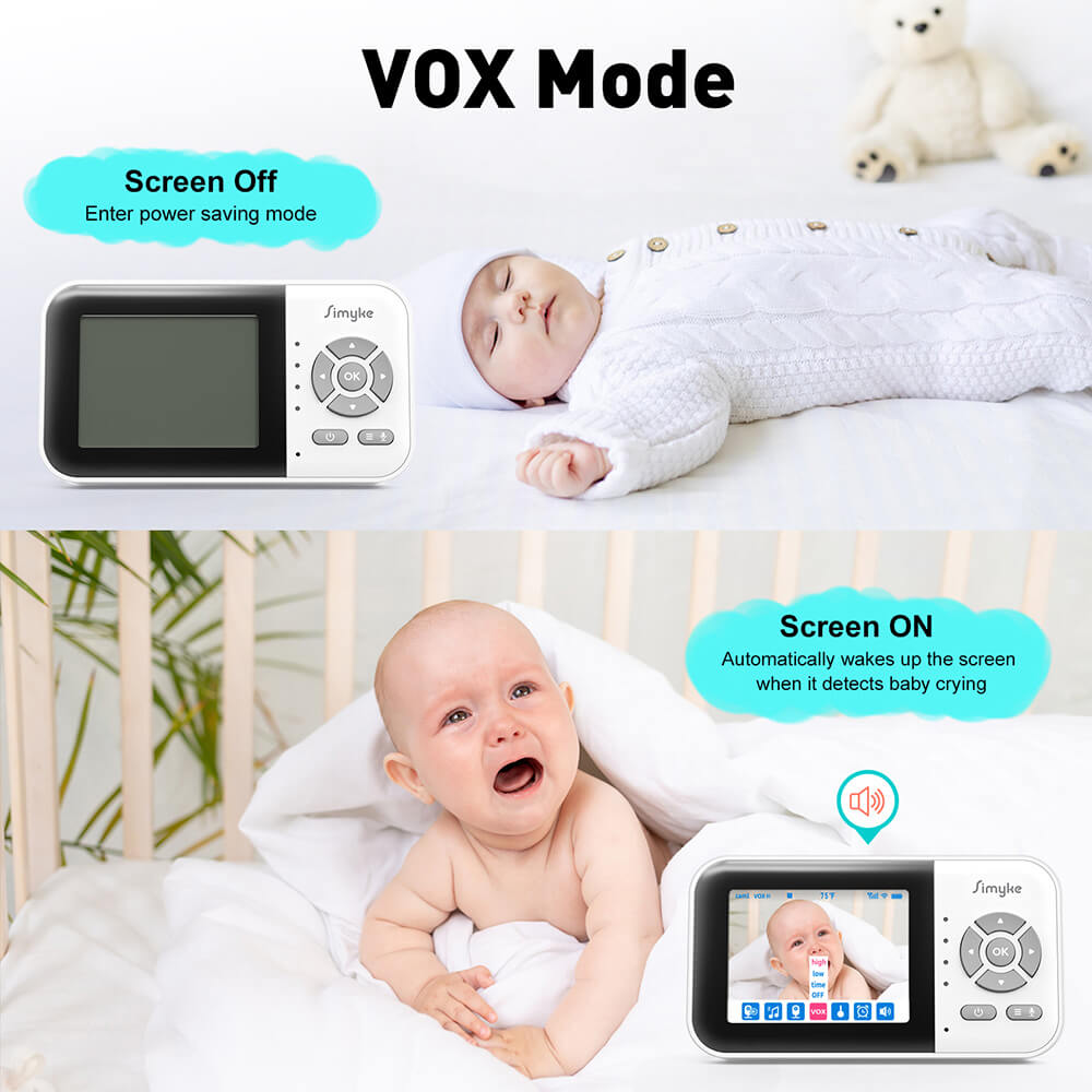 Simyke Video Baby Monitor BME28-1 – Simyke Baby